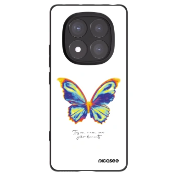 Picasee silikonowe czarne etui na Xiaomi Redmi Note 14 Pro 5G - Diamanty White