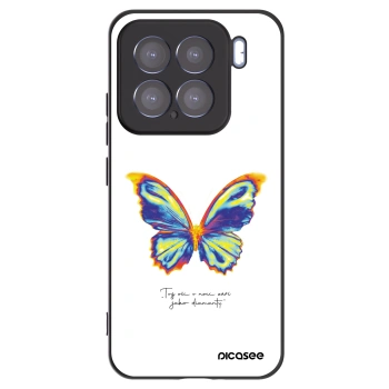 Picasee silikonowe czarne etui na Xiaomi 15 - Diamanty White
