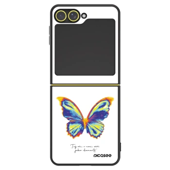 Etui na Samsung Galaxy Z Flip6 5G - Diamanty White
