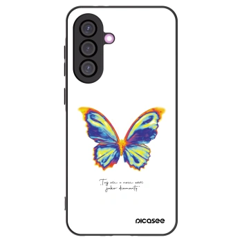 Picasee silikonowe czarne etui na Samsung Galaxy A36 5G - Diamanty White