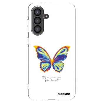 Picasee silikonowe przeźroczyste etui na Samsung Galaxy A36 5G - Diamanty White