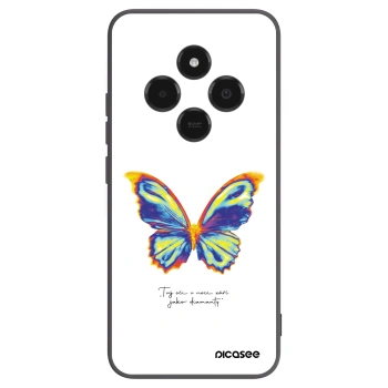 Picasee silikonowe czarne etui na Xiaomi Poco C75 - Diamanty White