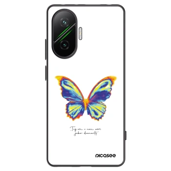 Picasee silikonowe czarne etui na Xiaomi Poco F7 Pro 5G - Diamanty White
