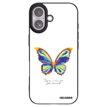 Picasee silikonowe czarne etui na Apple iPhone 17 - Diamanty White