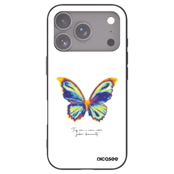 Picasee silikonowe czarne etui na Apple iPhone 17 Pro - Diamanty White