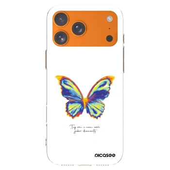 Picasee silikonowe przeźroczyste etui na Apple iPhone 17 Pro Max - Diamanty White