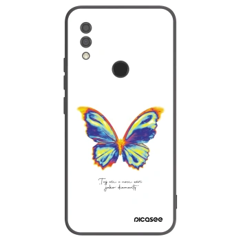Picasee silikonowe czarne etui na Xiaomi Redmi 7 - Diamanty White