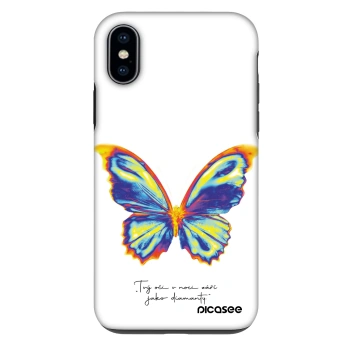 Etui na Apple iPhone X/XS - Diamanty White
