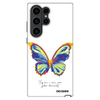 Etui na Samsung Galaxy S22 Ultra 5G - Diamanty White