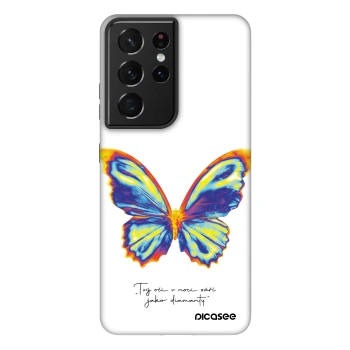 Etui na Samsung Galaxy S21 Ultra 5G G998B - Diamanty White