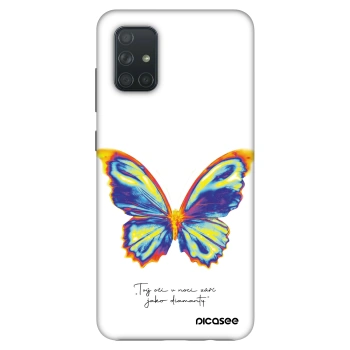 Etui na Samsung Galaxy A71 A715F - Diamanty White