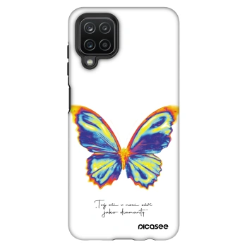 Etui na Samsung Galaxy A12 A125F - Diamanty White