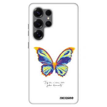 Etui na Samsung Galaxy S25 Ultra 5G - Diamanty White