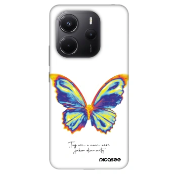 Etui na Xiaomi Redmi Note 14 4G - Diamanty White