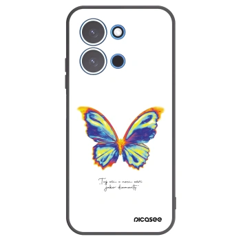 Picasee silikonowe czarne etui na Xiaomi Redmi 15C 4G - Diamanty White