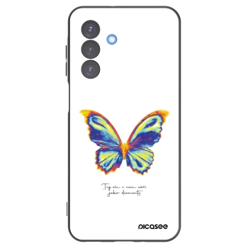 Picasee silikonowe czarne etui na Samsung Galaxy A17 5G - Diamanty White