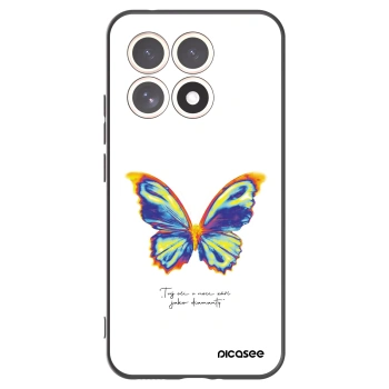 Picasee silikonowe czarne etui na Xiaomi 15T - Diamanty White