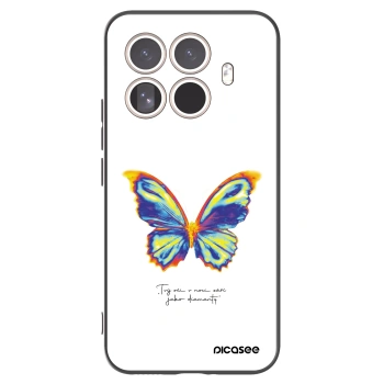 Picasee silikonowe czarne etui na Xiaomi 15T Pro - Diamanty White