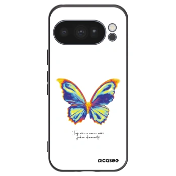 Picasee silikonowe czarne etui na Google Pixel 10 Pro - Diamanty White