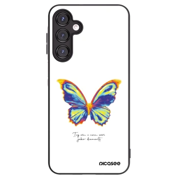 Picasee silikonowe czarne etui na Samsung Galaxy A16 4G - Diamanty White
