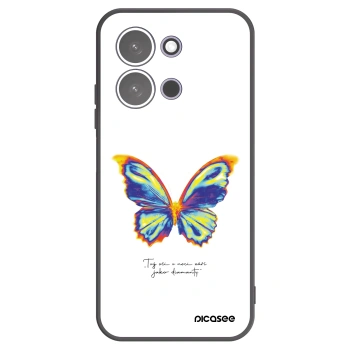 Picasee silikonowe czarne etui na Xiaomi Redmi 15C 5G - Diamanty White