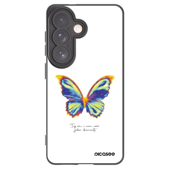 Picasee silikonowe czarne etui na Samsung Galaxy S26 - Diamanty White
