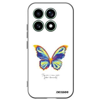Picasee silikonowe czarne etui na Xiaomi 17 - Diamanty White