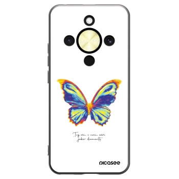 Picasee silikonowe czarne etui na Honor Magic8 Lite 5G - Diamanty White