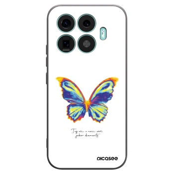 Picasee silikonowe czarne etui na Xiaomi 17T - Diamanty White