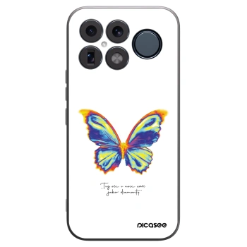 Picasee silikonowe czarne etui na Xiaomi Poco F8 Ultra - Diamanty White