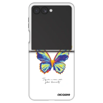 Etui na Samsung Galaxy Z Flip7 5G - Diamanty White