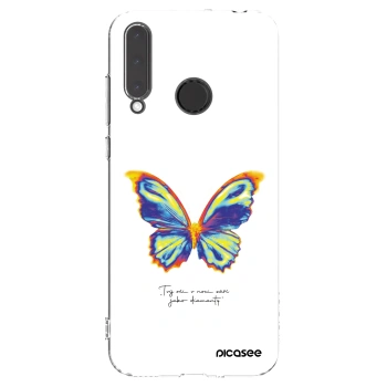 Picasee silikonowe przeźroczyste etui na Honor 20 Lite - Diamanty White