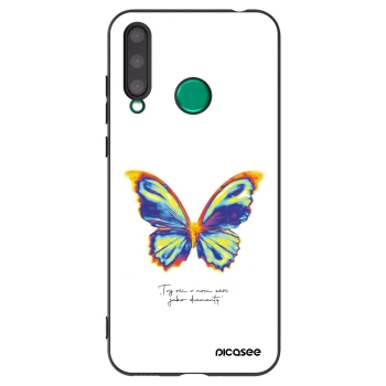 Picasee silikonowe czarne etui na Honor 20 Lite - Diamanty White