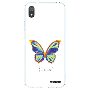 Picasee silikonowe przeźroczyste etui na Xiaomi Redmi 7A - Diamanty White