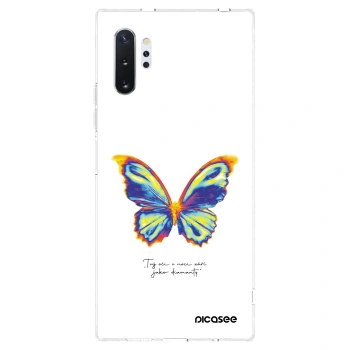 Etui na Samsung Galaxy Note 10+ N975F - Diamanty White