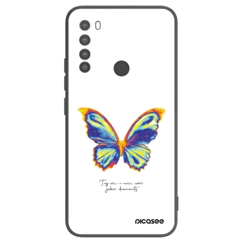 Picasee silikonowe czarne etui na Xiaomi Redmi Note 8 - Diamanty White
