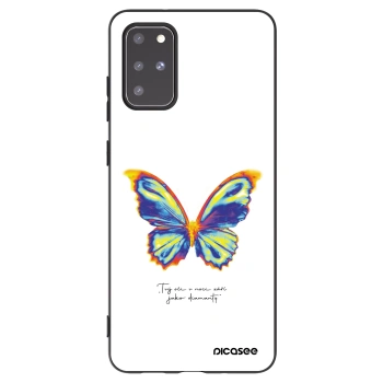 Picasee silikonowe czarne etui na Samsung Galaxy S20+ G985F - Diamanty White