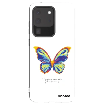Picasee silikonowe przeźroczyste etui na Samsung Galaxy S20 Ultra 5G G988F - Diamanty White
