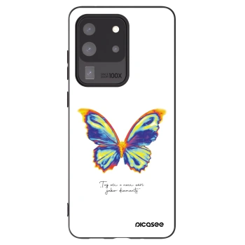 Picasee silikonowe czarne etui na Samsung Galaxy S20 Ultra 5G G988F - Diamanty White