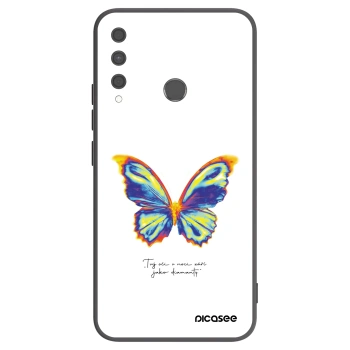 Etui na Huawei P40 Lite E - Diamanty White