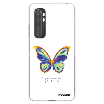 Picasee silikonowe przeźroczyste etui na Xiaomi Mi Note 10 Lite - Diamanty White