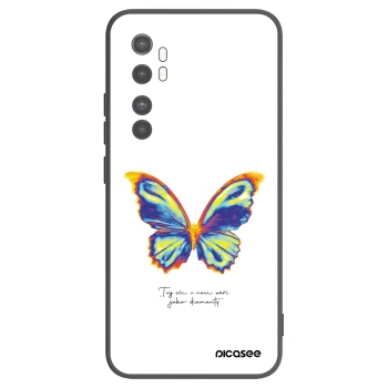 Picasee silikonowe czarne etui na Xiaomi Mi Note 10 Lite - Diamanty White
