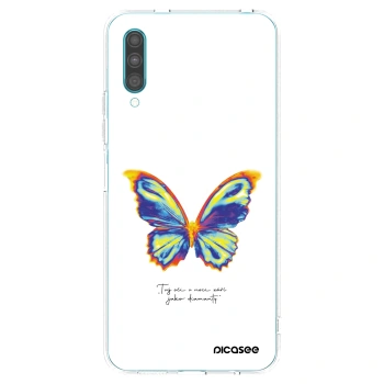 Picasee silikonowe przeźroczyste etui na Samsung Galaxy A30s A307F - Diamanty White