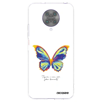 Picasee silikonowe przeźroczyste etui na Xiaomi Poco F2 Pro - Diamanty White