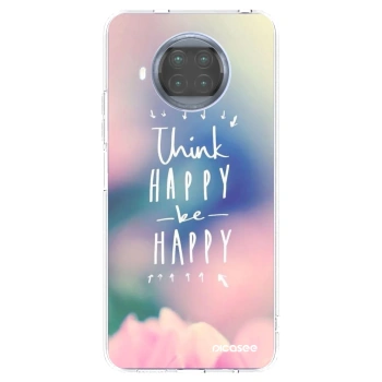 Picasee silikonowe przeźroczyste etui na Xiaomi Mi 10T Lite - Think happy be happy