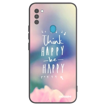 Etui na Samsung Galaxy M11 - Think happy be happy