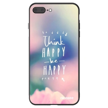 Etui na Apple iPhone 8 Plus - Think happy be happy