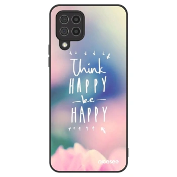 Etui na Samsung Galaxy A22 A225F 4G - Think happy be happy