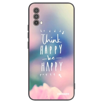 Etui na Motorola Moto E40 - Think happy be happy