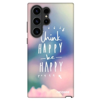 Picasee Fashion Case na Samsung Galaxy S23 Ultra 5G - Think happy be happy